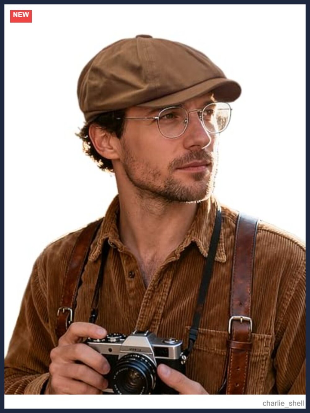 8 Panel Herringbone Newsboy Cap Cotton Flat Cap Gatsby Hat